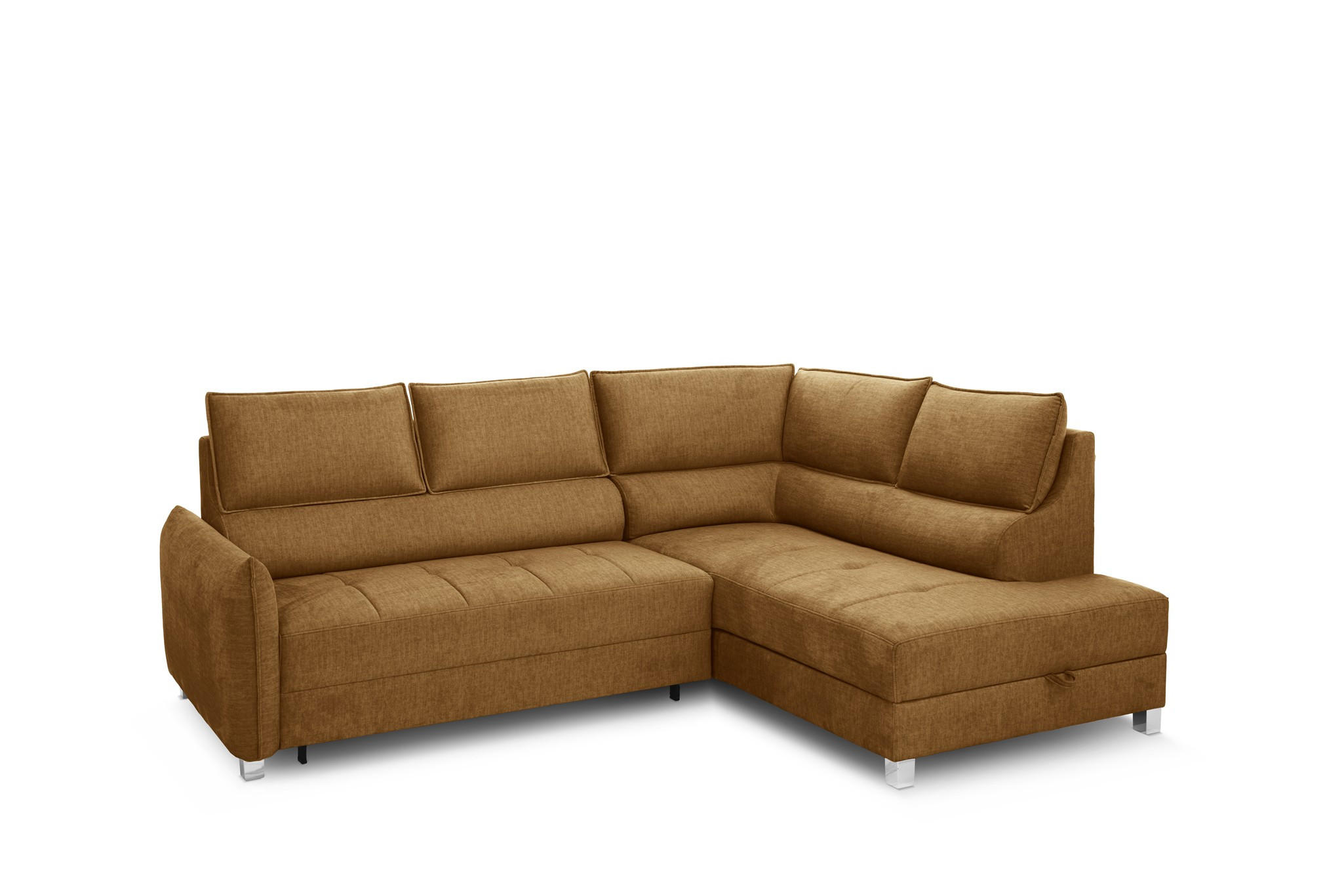 ECKSOFA Marno In Chill Me - Honig, Holzwerkstoff/Textil (260/200cm) - Fun Möbel