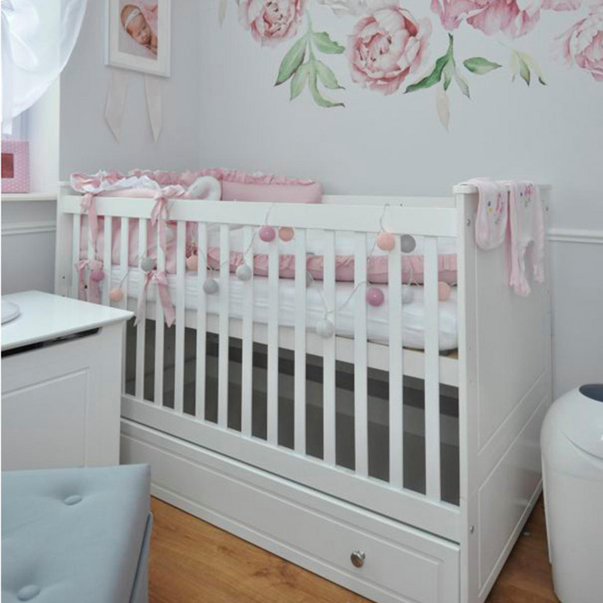 GITTERBETT 70/140 Weiß - Weiß, Holzwerkstoff (70/140cm) - Petits-meubles