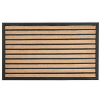 FUSSMATTE Naturfarben 45/75 cm Zagros - Naturfarben, Textil (75/45cm) - Beliani