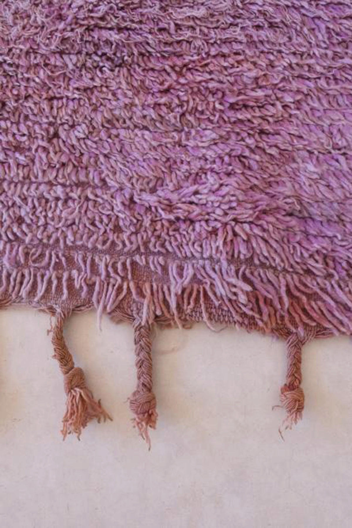 BERBERTEPPICH aus reiner Wolle 180x 340 cm - Lila, Naturmaterialien (180/340cm) - AFK Living