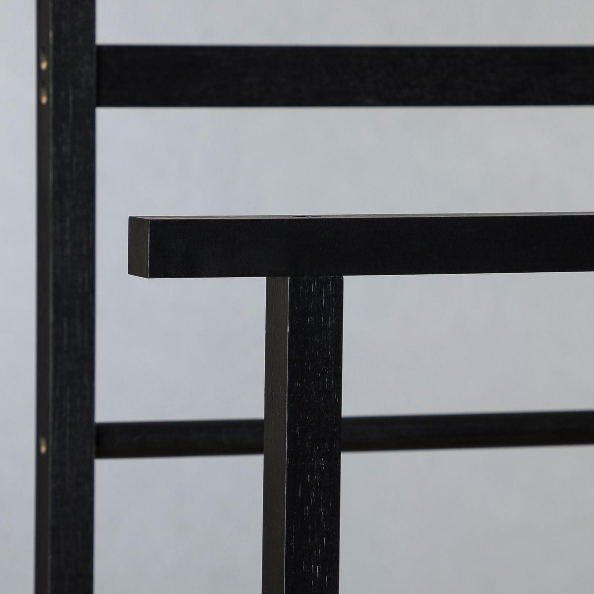 HERRENDIENER KANNA - Schwarz, Holz (49/109/40cm) - IDIMEX