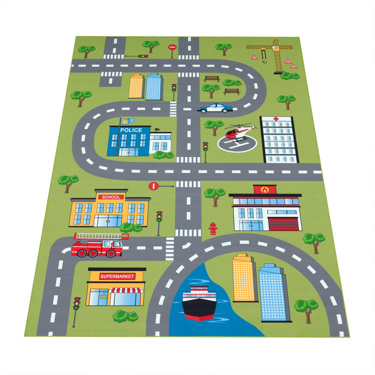 KINDERTEPPICH 200/290 cm Bino 570 - Grün, Textil (200/290cm) - Paco Home