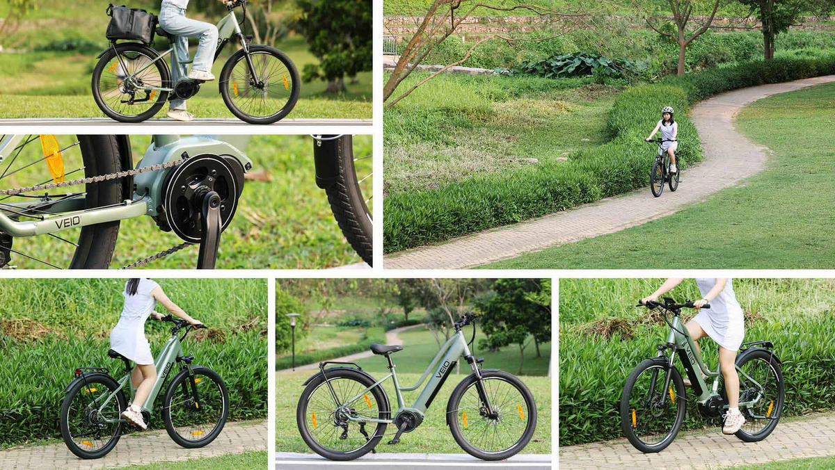 E-BIKE VEIO Yay ST – Mittelantrieb E-Bike mit 70 Nm, 150 km Reichweite, 27,5" Reifen, 7-Gang Shimano, Hydraulikfederung & Scheibenbremsen - Grün, Metall (80cm)