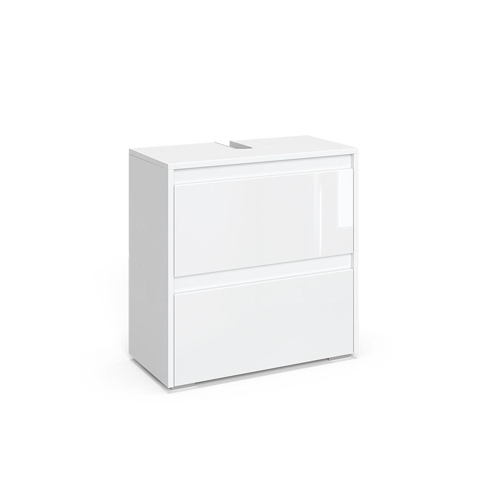 WASCHBECKENUNTERSCHRANK Majest Weiß 60.2 x 62.1 cm - Weiß, Holzwerkstoff (60.2/62.1/30cm) - Vicco