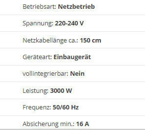 Glaskeramikkochfeld BORA CKCH - Bora