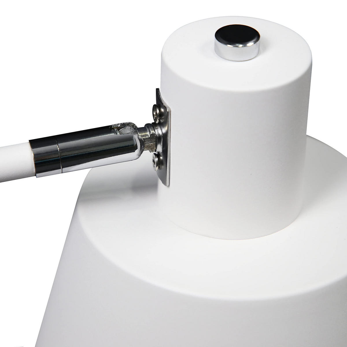 STEHLEUCHTE Merle 25/20/143 cm - Weiß, Metall (22/15/166cm) - Nettlife