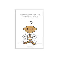 POSTKARTE Der Kleine Yogi Ich begrüsse den Tag, 10er Pack, Papier / Pappe, 10.5 cm x 15 cm - Multicolor, Papier (15/1cm) - Goebel