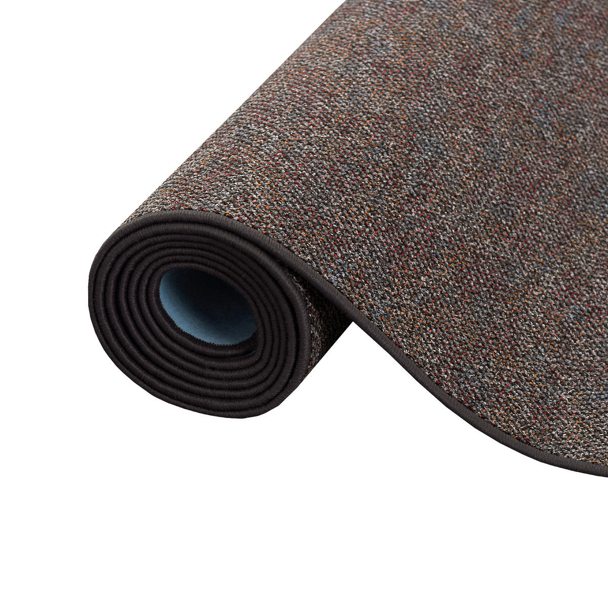 LÄUFER TEPPICH SCHLINGEN TEPPICH ALMA MELIERT - Anthrazit, Textil (80/200cm) - Snapstyle