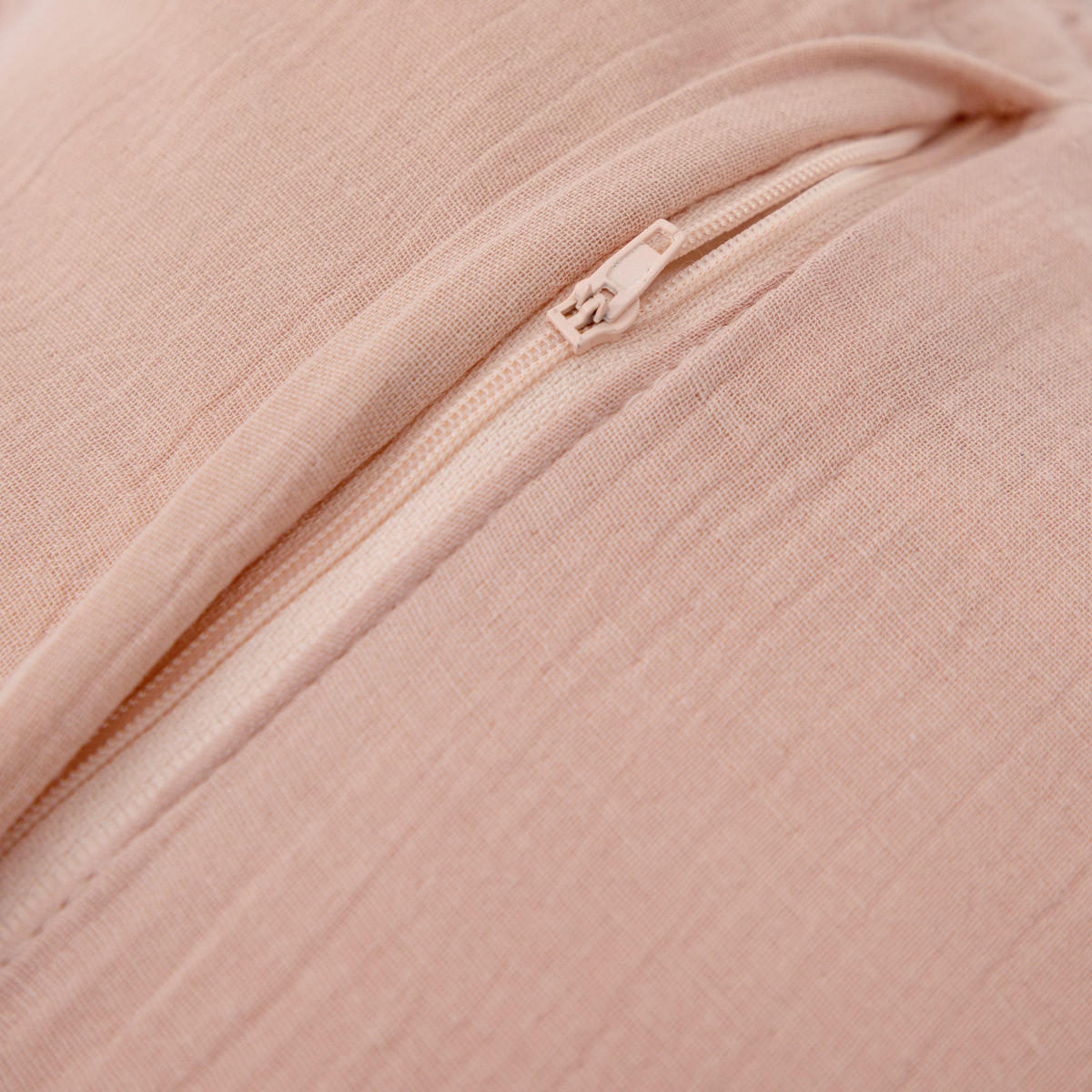 KOPFKISSENBEZUG Elin rosa 45/45 cm - Rot, Textil (45/45cm) - Homla