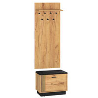 EINGANGSMÖBEL Nilo Holz - Braun, Holzwerkstoff (60/49/34cm) - Petits-meubles