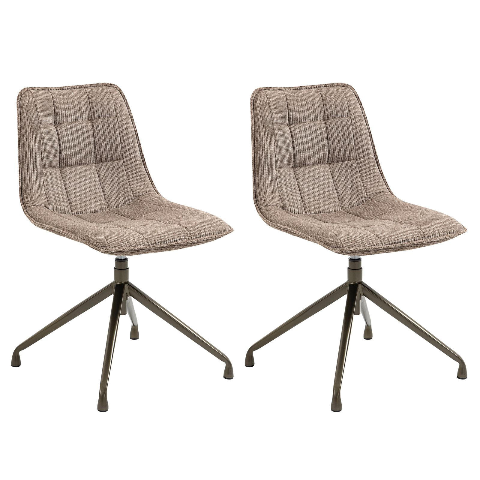 ESSZIMMERSTUHL RIO 2ER-SET - Beige, Textil (47/81/41cm) - CARO-Möbel