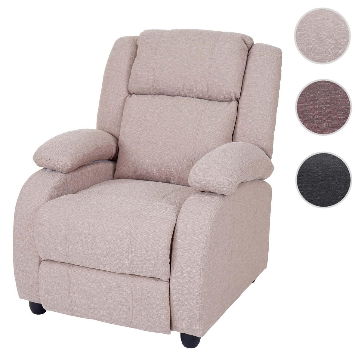 FERNSEHSESSEL Beige - Beige, Textil (84/102/93cm) - MCW