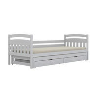 BETT 90/200 Tosia Weiß - Weiß, Holz (90/200cm) - Petits-meubles
