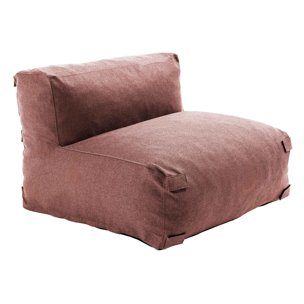 GARTENSOFA mit 3 Sitzplätzen, Terrakotta - Braun, Textil - Oviala