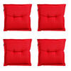 SITZKISSEN Panama 50/50 cm 4er-Set - Hellrot, Textil (50/5/50cm) - Madison
