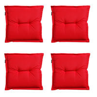 SITZKISSEN Panama 50/50 cm 4er-Set - Hellrot, Textil (50/5/50cm) - Madison