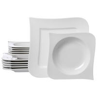 TAFELSERVICE Melodie weiß 12er Set - Weiß, Keramik (1/1/1cm) - Ritzenhoff Breker