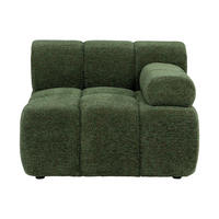 SESSEL mit gerader Rückenlehne - 1 Person - stoff - grün Facivil - Grün, Textil (94/70/94cm) - Vente-Unique