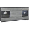 SIDEBOARD Bari Avola-Anthrazit - Anthrazit, Holzwerkstoff (166.5/75.5/35cm) - Vladon