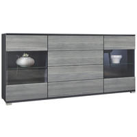 SIDEBOARD Bari Avola-Anthrazit - Anthrazit, Holzwerkstoff (166.5/75.5/35cm) - Vladon