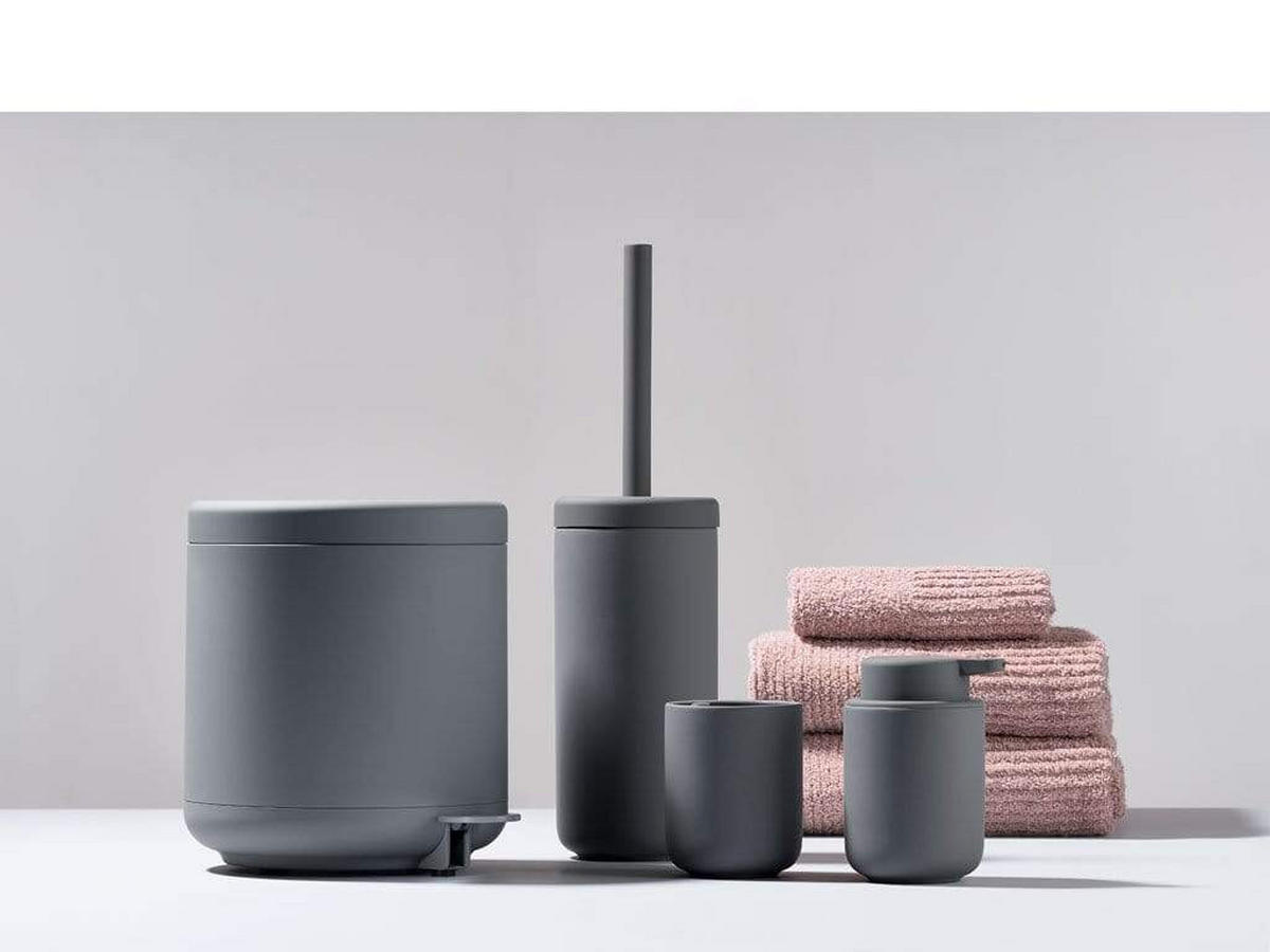 PEDALEIMER Ume in Grau 4 Liter - Grau, Kunststoff (19.5/22/19.5cm) - Zone Denmark