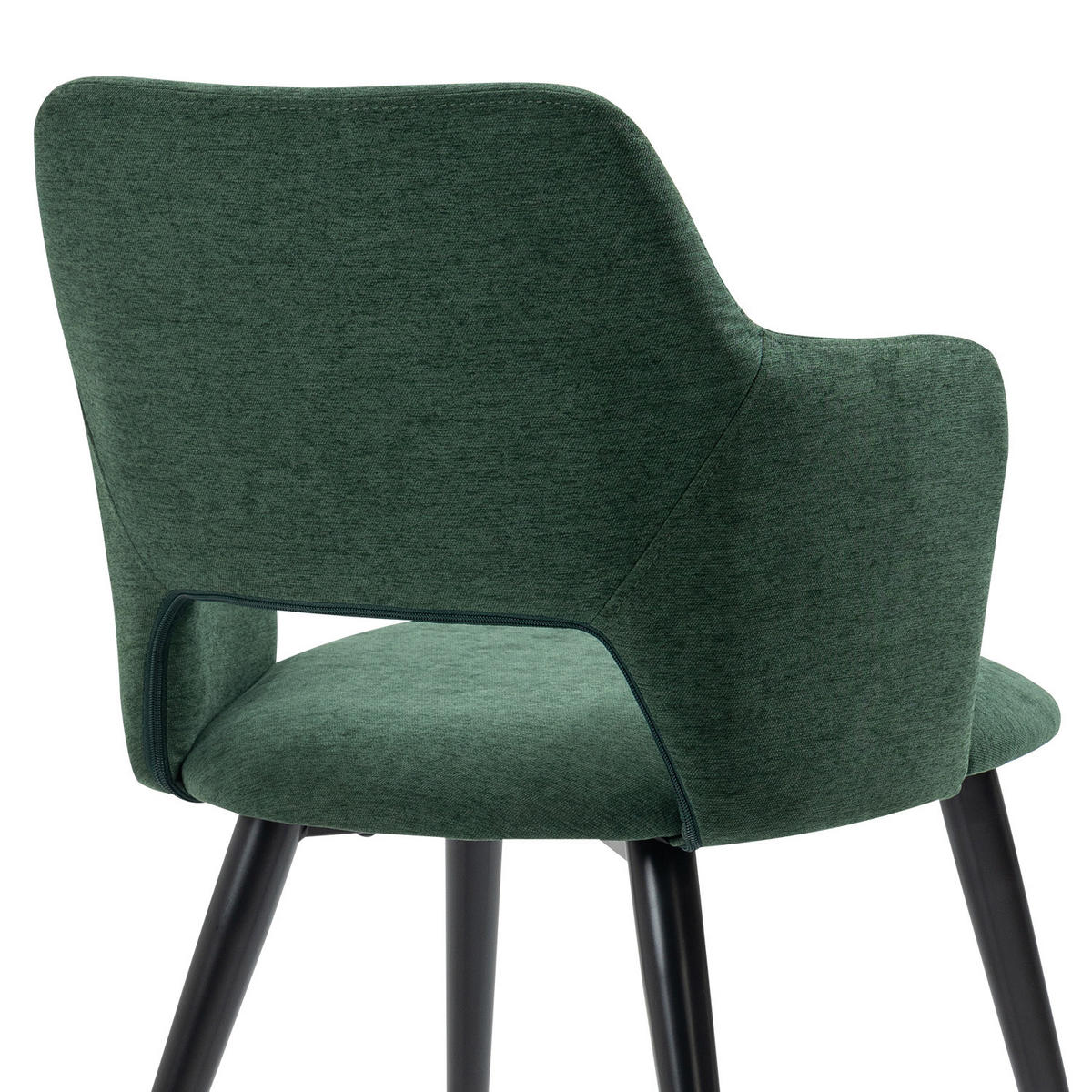 ARMLEHNSTUHL mit Stoffbezug Green - Grün, Textil (46/81/45cm) - Meubles Cosy