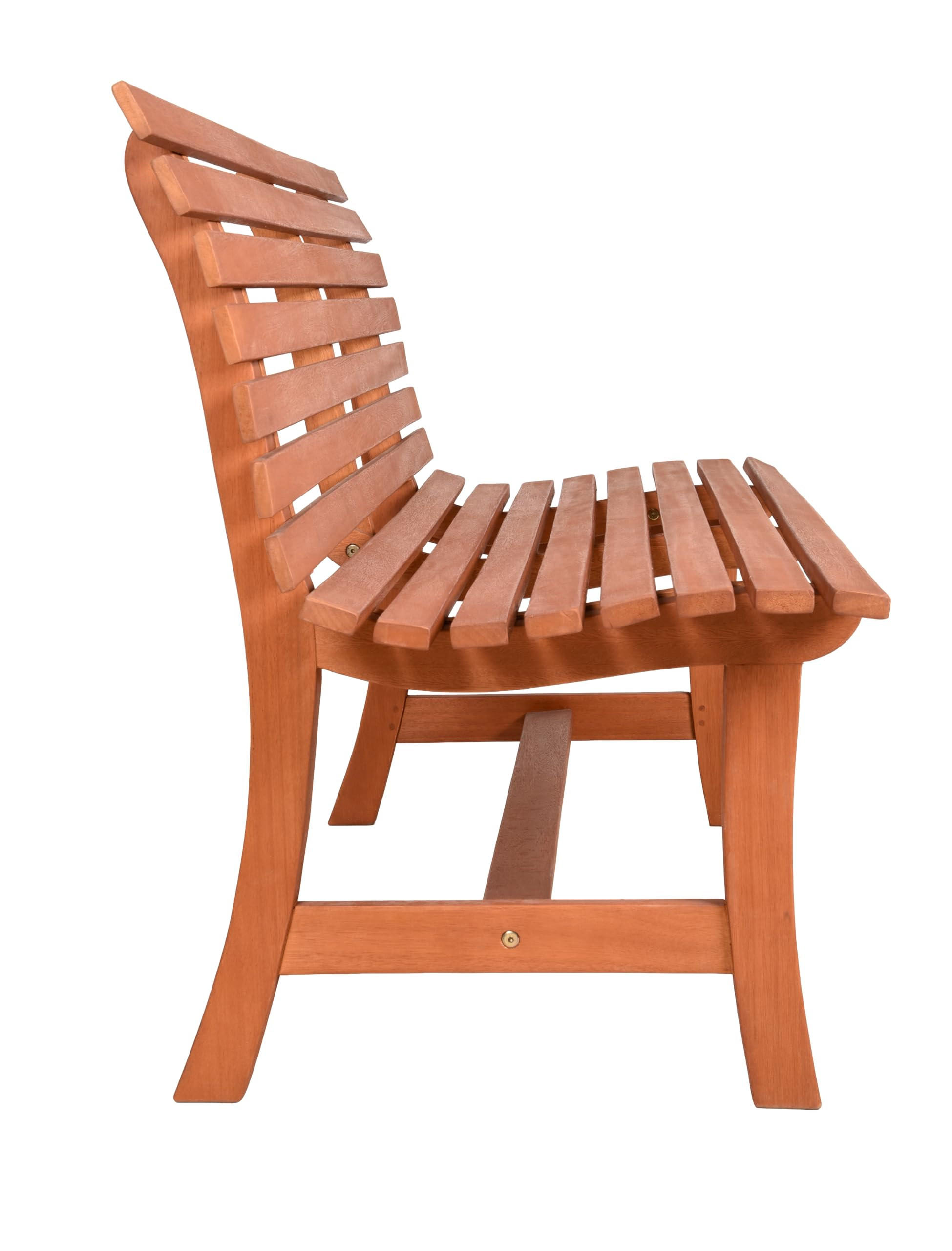 Deluke Parkbank Braun 140x82x61 cm