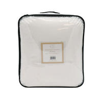 DECKE in Kaninchenoptik 220 x 240 cm, 610 g/m² – Cocoon Off White - Weiß, Textil (220/240cm) - LE COMPTOIR DE LA PLAGE