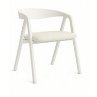 STUHL Weiss Leon - Weiß, Holzwerkstoff (55.5/73/55.5cm) - Sepro Meble