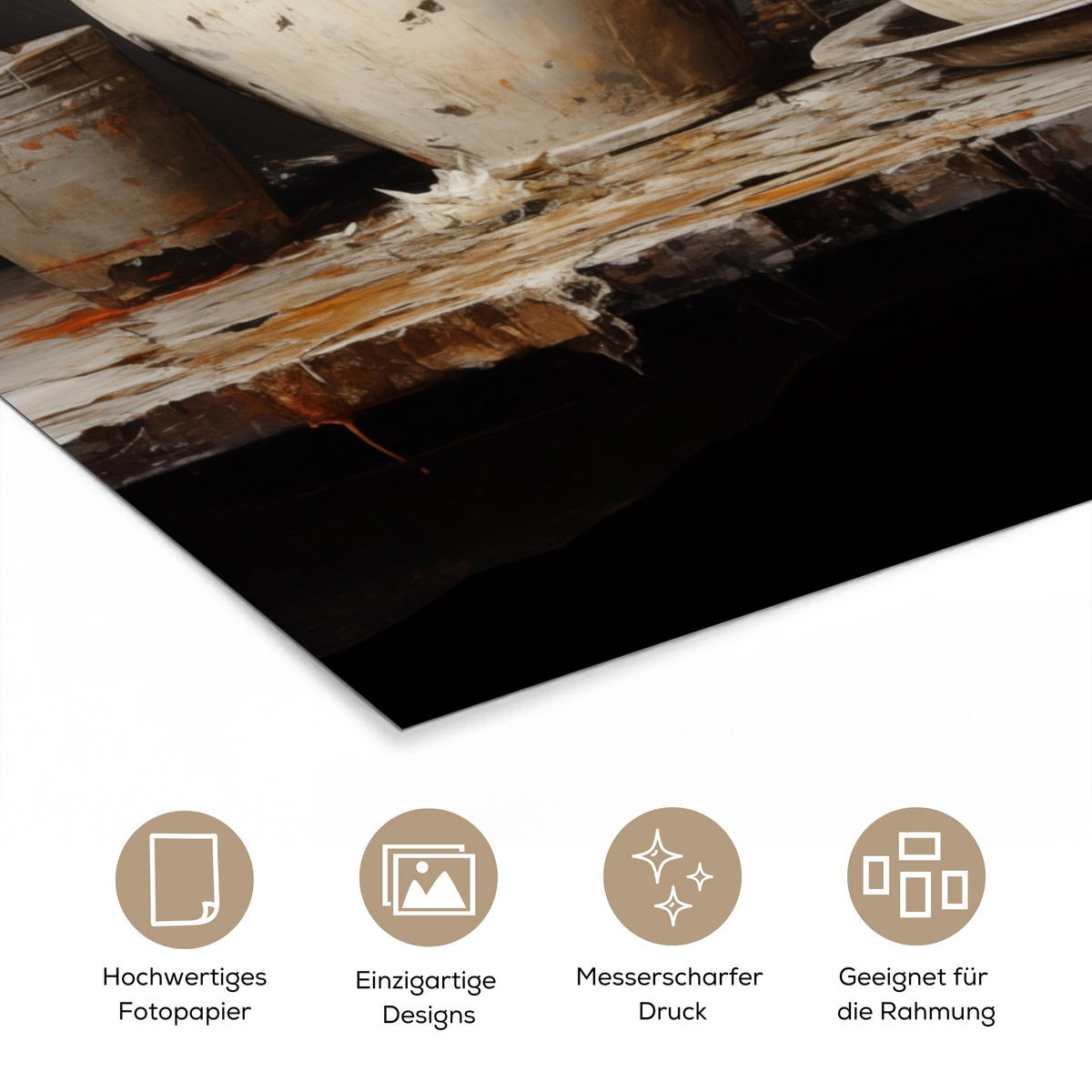 POSTER Stilleben - Blumen - Blumenstrauß - Vase - Wein 80x120 cm - Schwarz, Papier (80/120/0.1cm) - MuchoWow