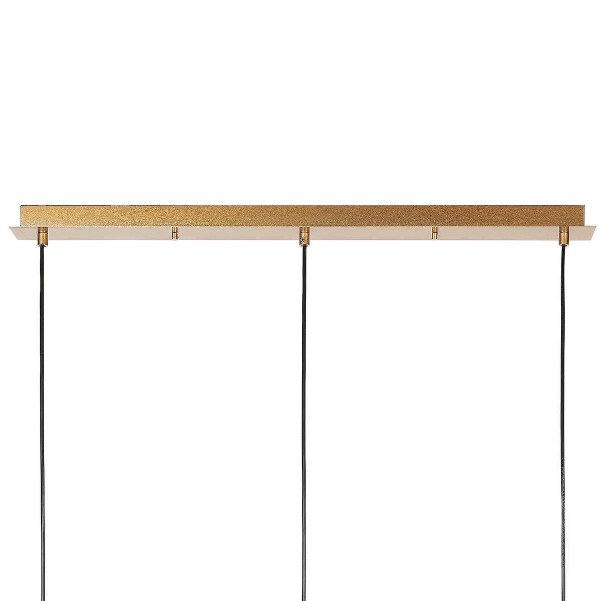 HÄNGELEUCHTE Nattai 7/76/121 cm - Goldfarben, Metall (7/76/121cm) - Beliani