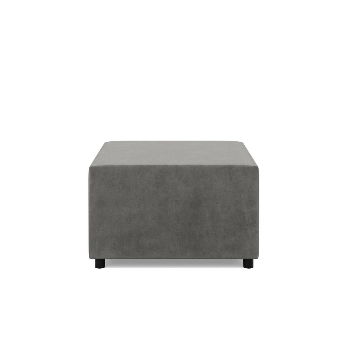 SITZPOUF 70 X 70 NEO, Hellgrau - Grau, Textil (71/40/71cm)