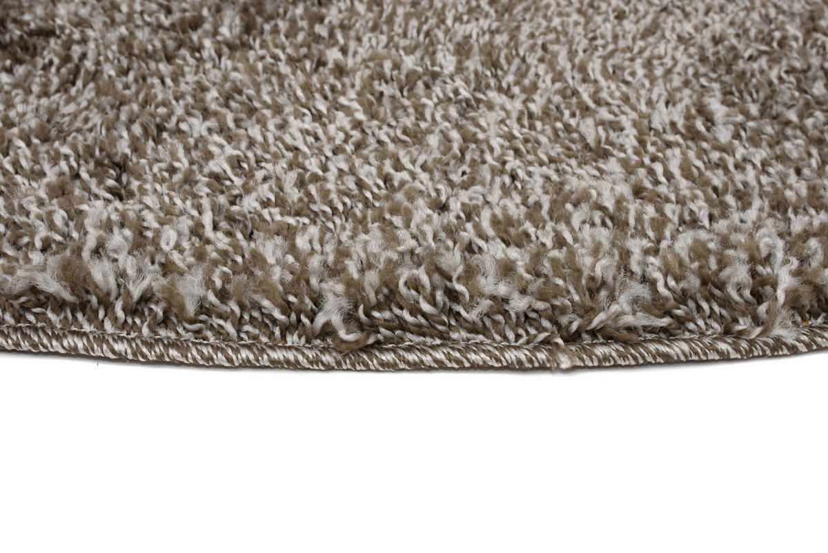 TEPPICH ESSENCE ROUND Grau 200/200 cm - Grau, Textil (200/200cm) - Tapiso