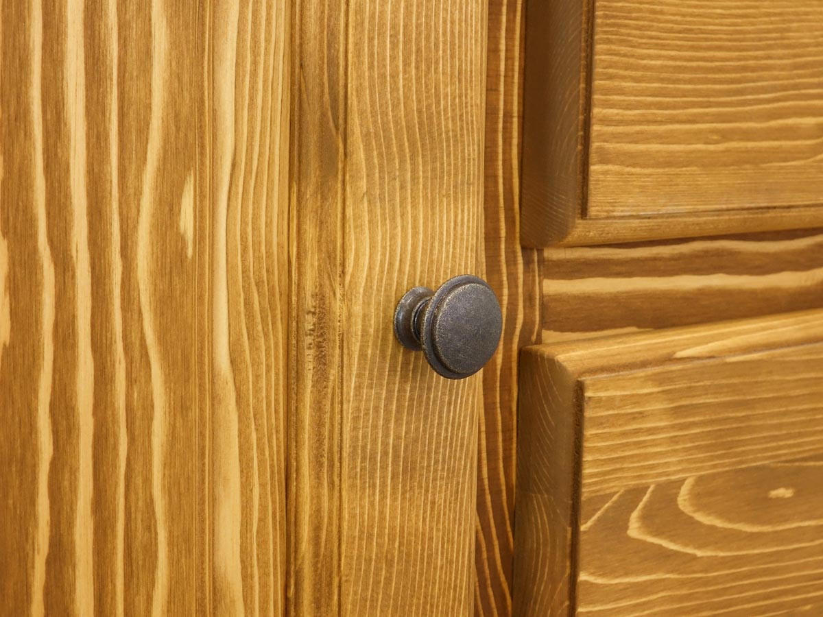 KOMMODE aus Massivholz CHARLOTTE 2 - Hellbraun, Holz (200/90/50cm) - Seart