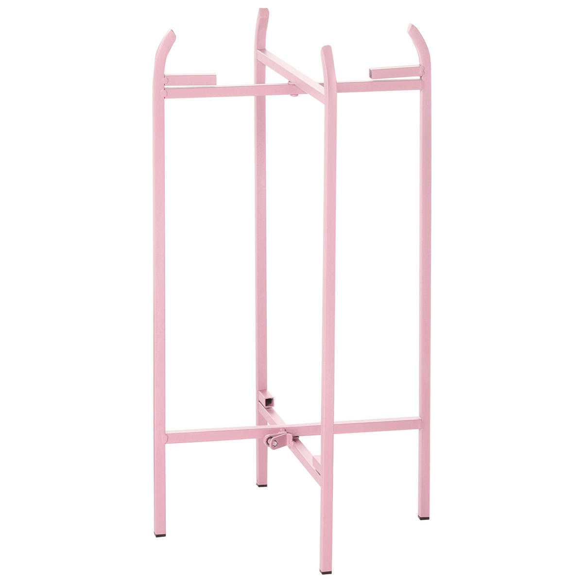 SUPORT PENTRU PLANTE roz Mokuren - roz aprins, metal (60cm) - Beliani