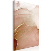 KUNSTDRUCK Braun 40/60 cm - Goldfarben/Braun, Textil (40/60cm) - KUNSTLOFT