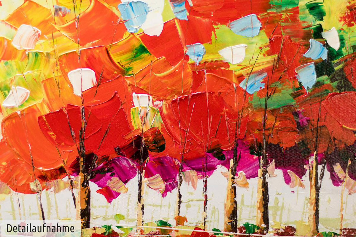 ÖLGEMÄLDE 150/50 cm - Multicolor, Holz/Textil (1.96/50cm) - KUNSTLOFT