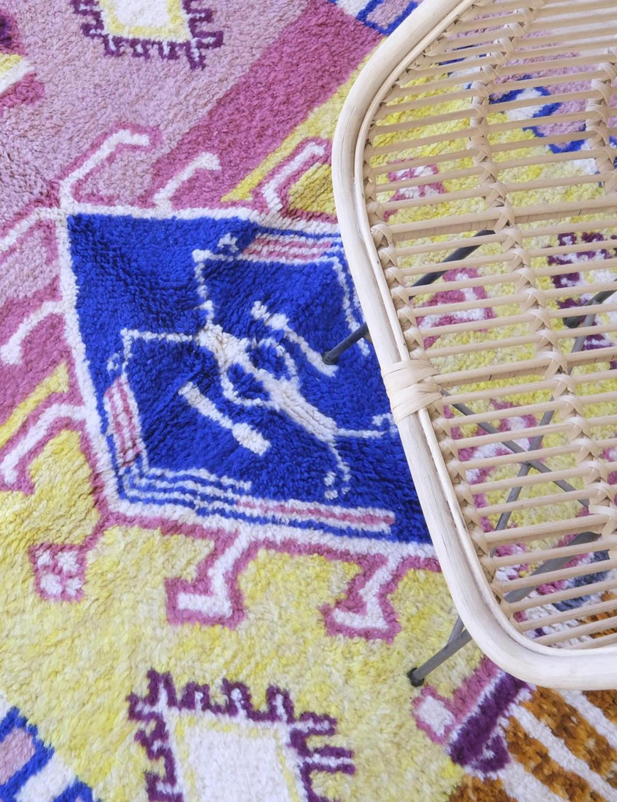 BERBERTEPPICH aus reiner Wolle 150x 216 cm - Multicolor, Naturmaterialien (150/216cm) - AFK Living