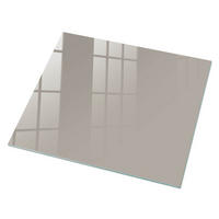 GLASPLATTE 80x60 cm – Warmes Grau - Bordeaux, Glas (0.4/80/60cm) - ArtPrintCave
