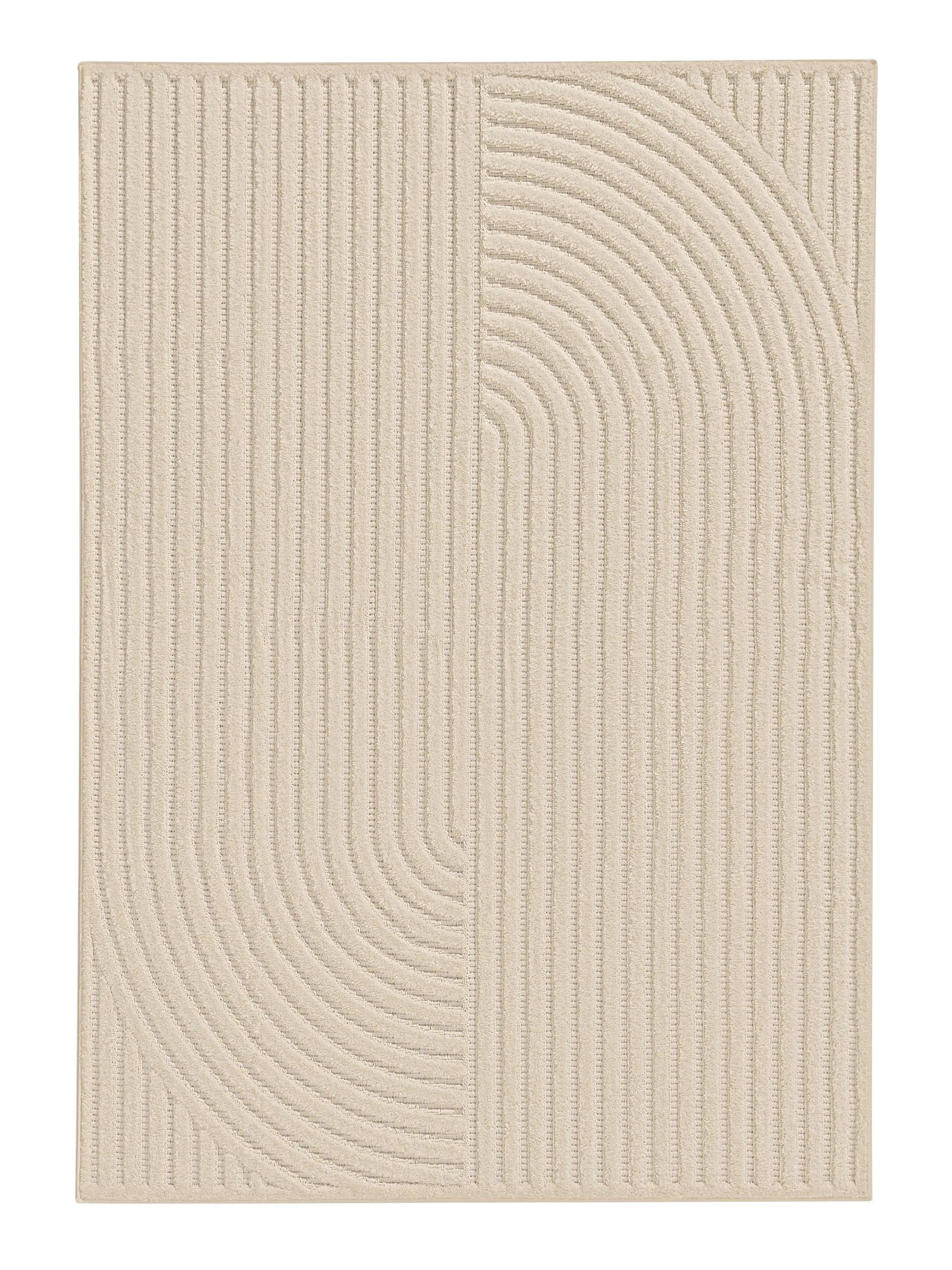 TEPPICH Leo Cream 300x400 cm - Creme, Kunststoff (300/400cm) - benuta