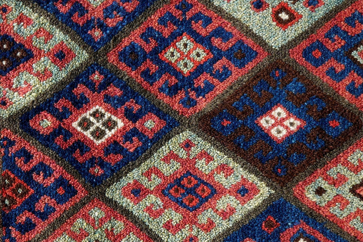 ORIENTTEPPICH handgeknüpft Gashgai Bunt 66/62 cm Schurwolle - Multicolor, Textil (62/66cm) - Looma