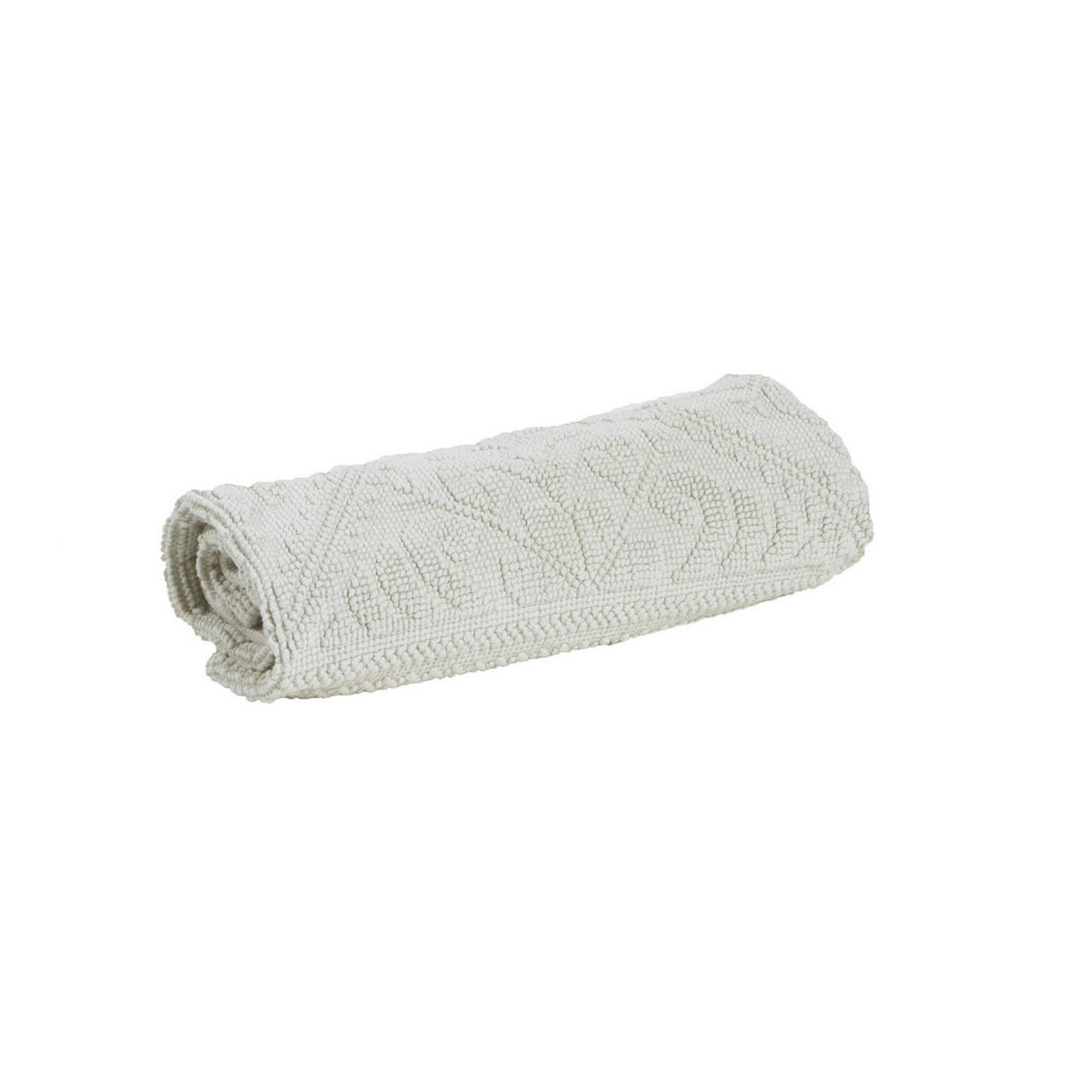 BADEMATTE Enzo kreide 70 x 140 cm - Creme, Textil (70/140cm) - Vivaraise