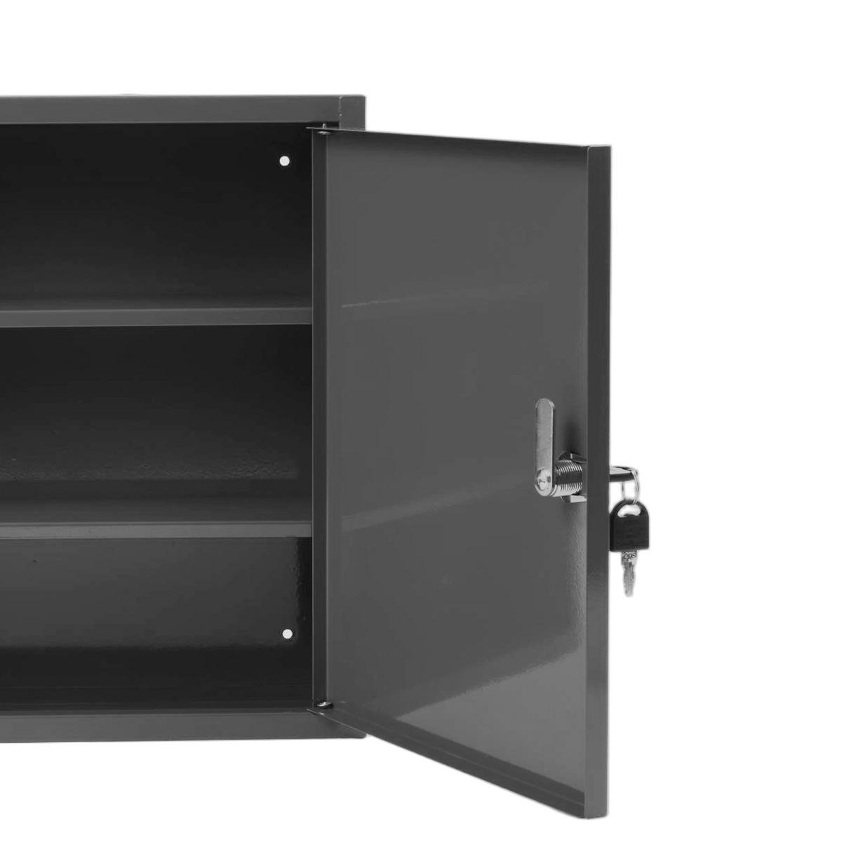 LÉKÁRNA - šedá, kov (31/36/10cm) - Relaxdays