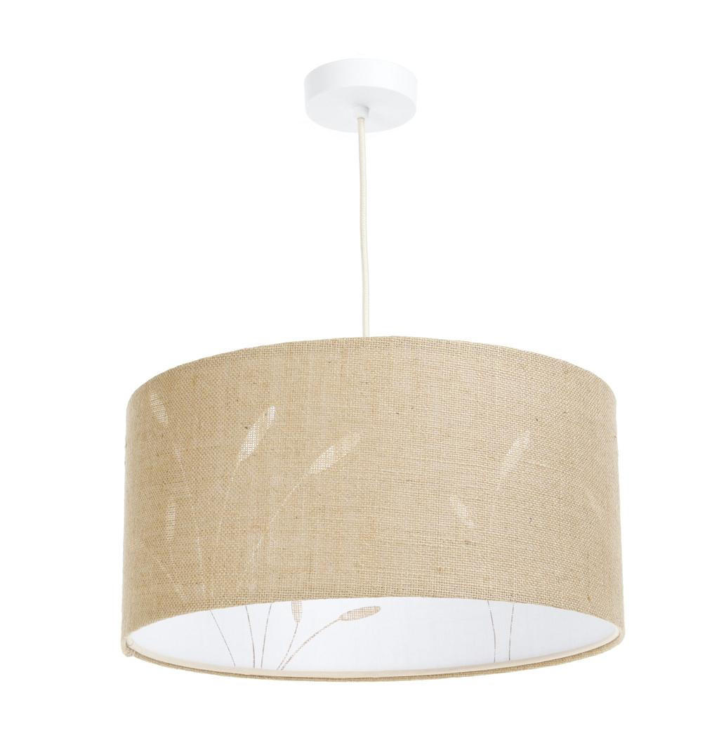 HÄNGELEUCHTE Weiß 40/90 cm - Beige/Weiß, Kunststoff (20/0.4/90cm) - ONZENO