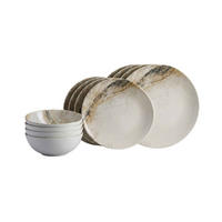 BASIC-SET Arezzo braun 12-tlg. - Braun, Keramik (2/2/2cm) - Ritzenhoff Breker