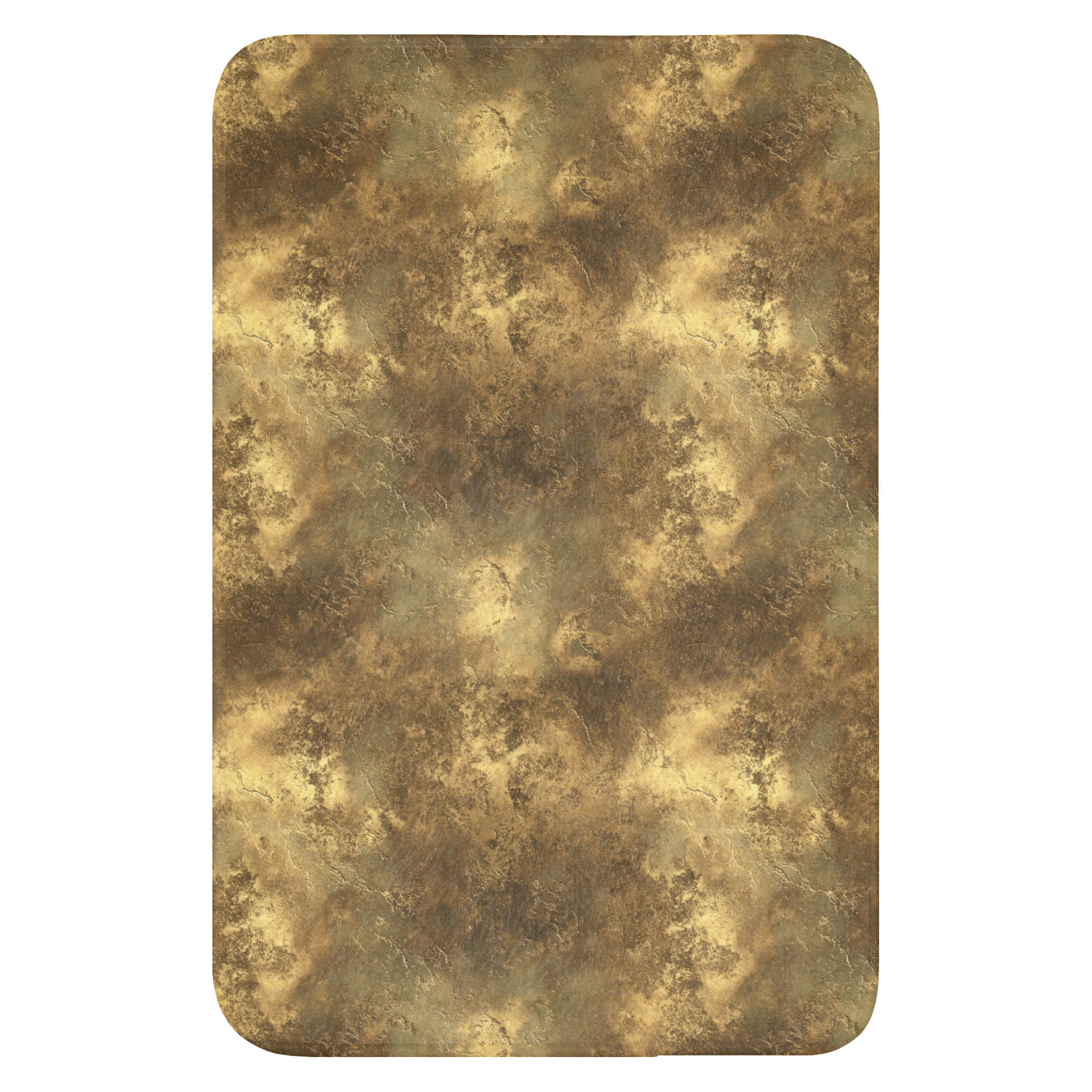 OnlyWow WC PŘEDLOŽKA Antique - metalický vzhled - Gold 40x60 cm