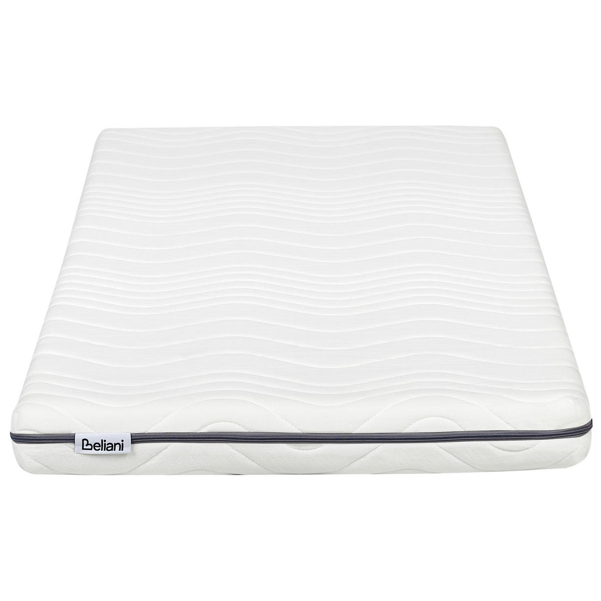 MEMORY-SCHAUMMATRATZE H2/3 Mittel 80/200 cm Petite - Weiß, Textil (80/200cm) - Beliani