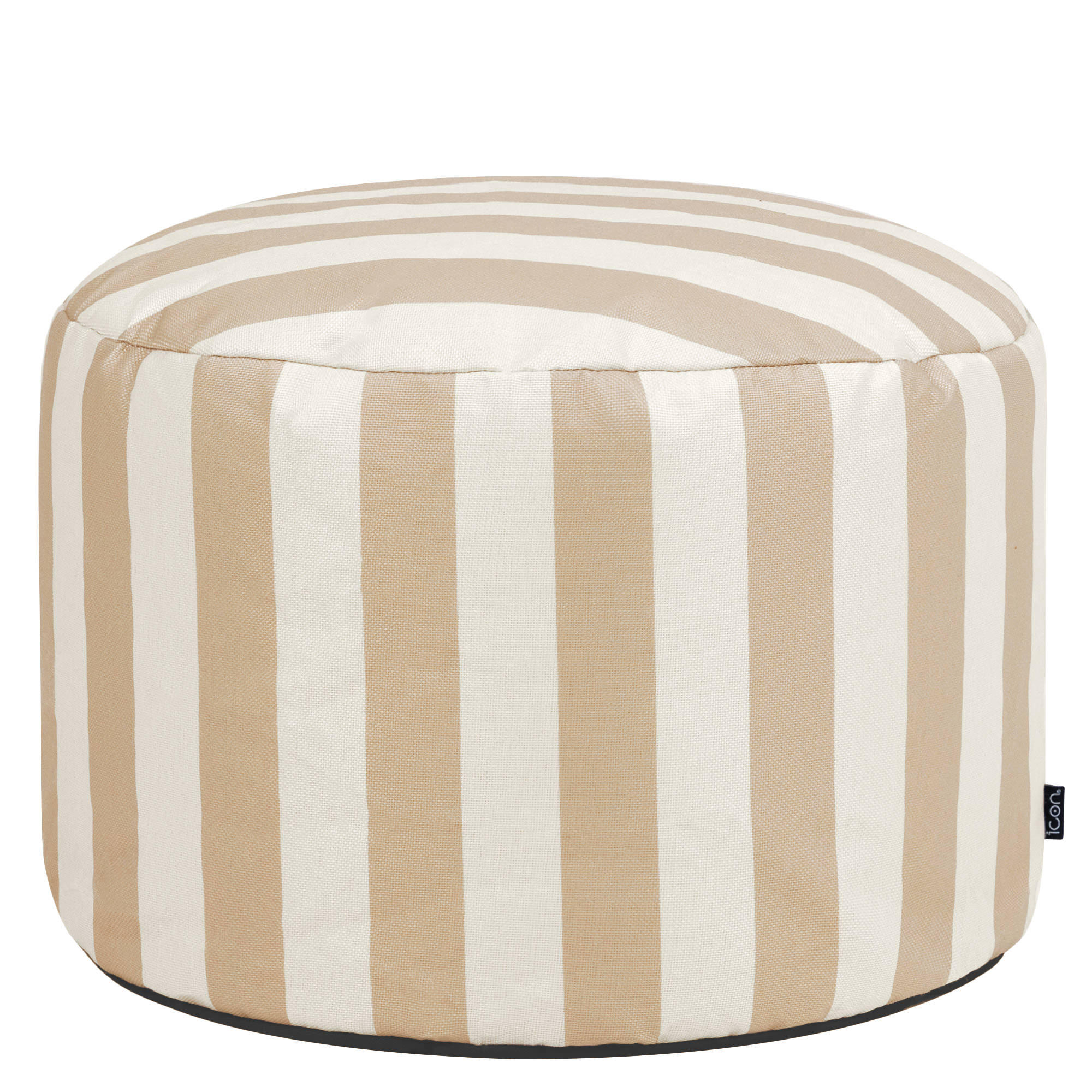 SITZPOUF Milano - Taupe, Textil (55/35/55cm) - icon