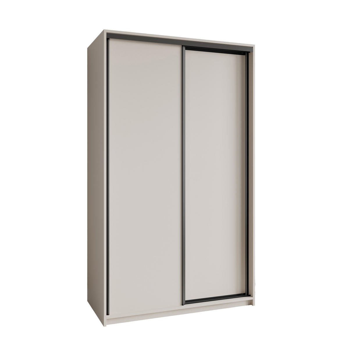 SCHWEBETÜRENSCHRANK NISSE 120/205/60 cm 2-türig Kaschmir - Kaschmir, Holzwerkstoff (120/205/60cm) - MASSENO