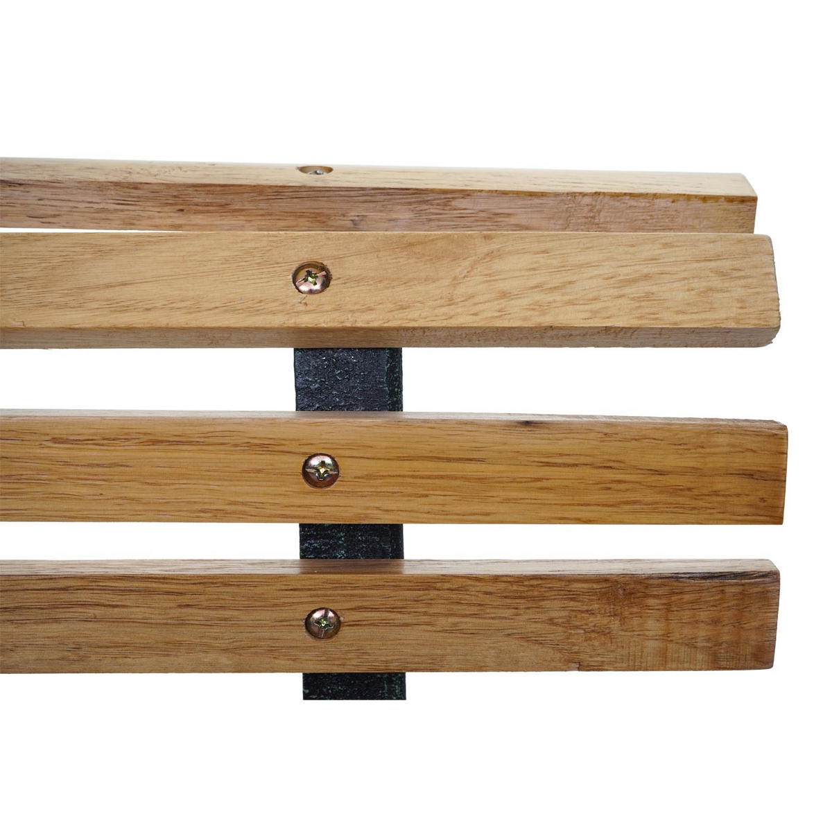 GARTENBANK 2-SITZER Schwarz, Braun - Schwarz/Braun, Holz (122/80/70cm) - MCW